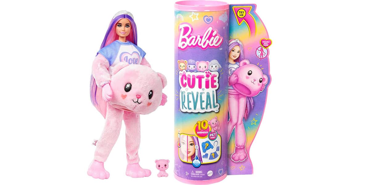 barbie cutie reveal doll review