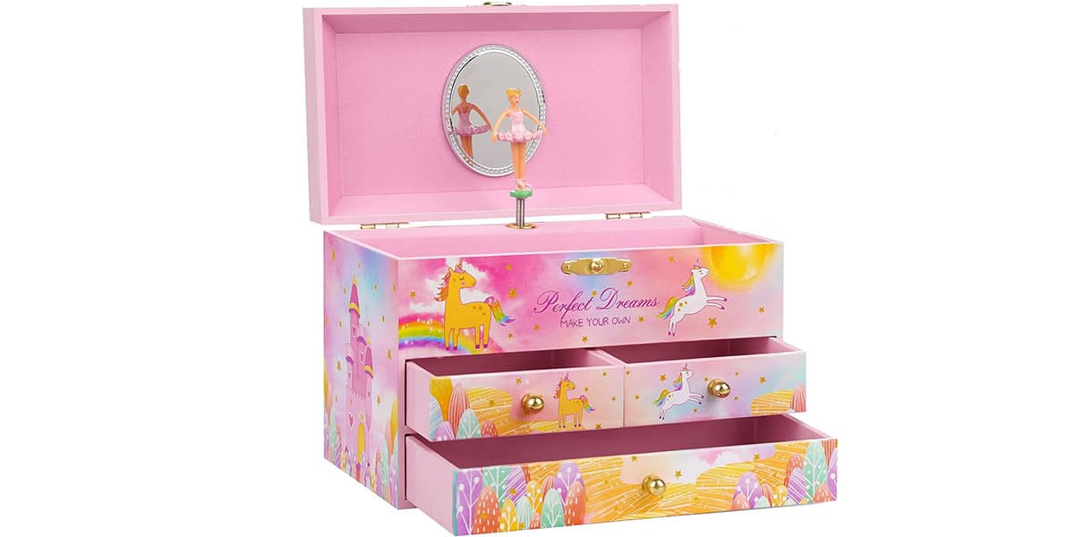 efubaby Musical Jewelry Box for Girls